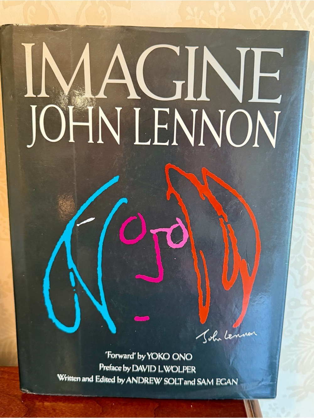 Imagine: John Lennon (1988 Hardcover) First Edition with Dust Jacket Beatles Yok